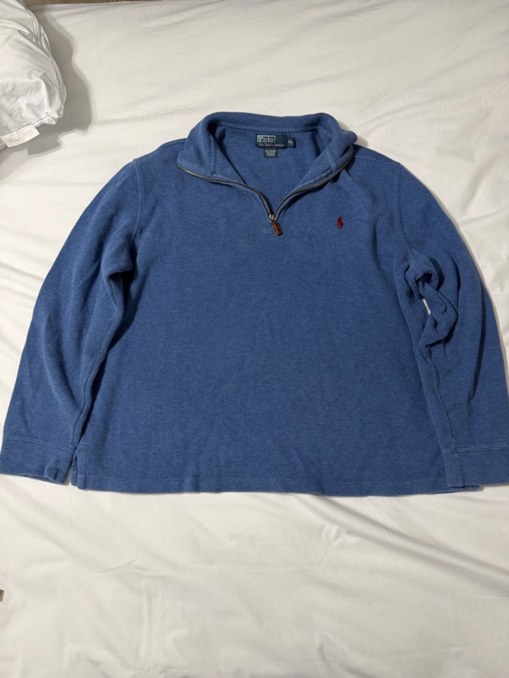 Ralph Lauren Heathered Blue Knit Pullover